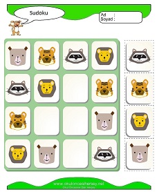 Sudoku Çocuk Bulmacaları